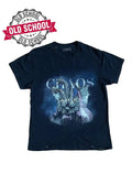 Amiri Chaos Ghidorah Distressed T Shirt Black Hoodie, Sweatshirt | FlexRushtees.com