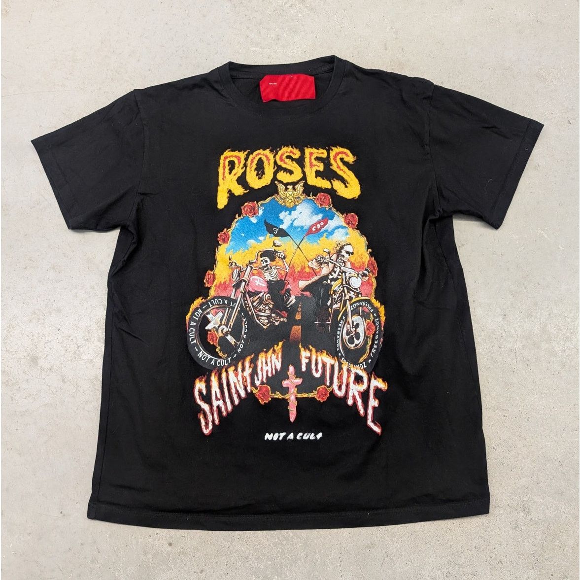 Future X Saintwoods Saint Jhn X Future Not A Cult Roses T Shirt