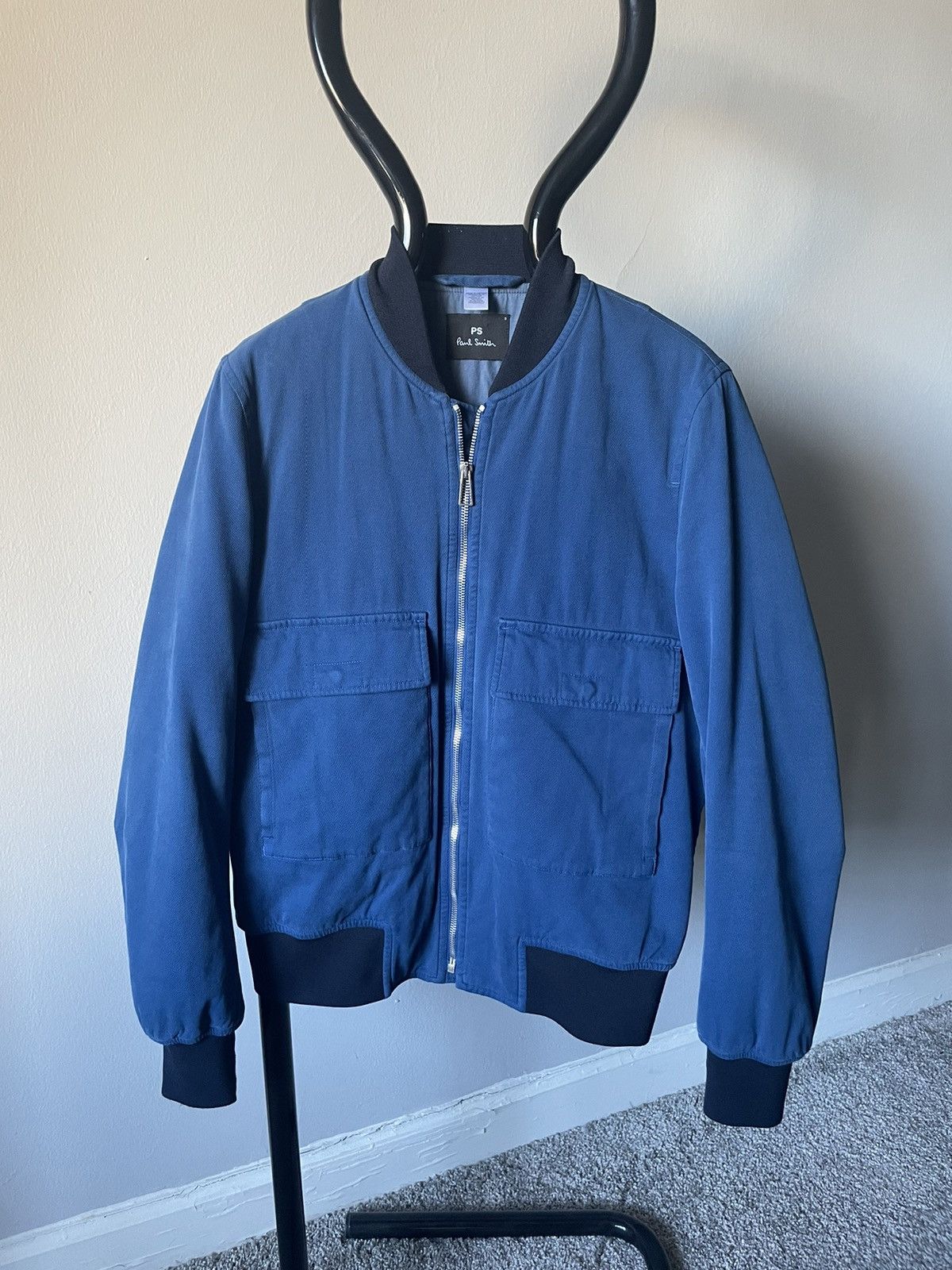 Smith Paul Smith Blue Bomber Ps Pockets Deep Blue T-Shirts, Hoodie, Sweatshirt | AU16VibeMintTees.com