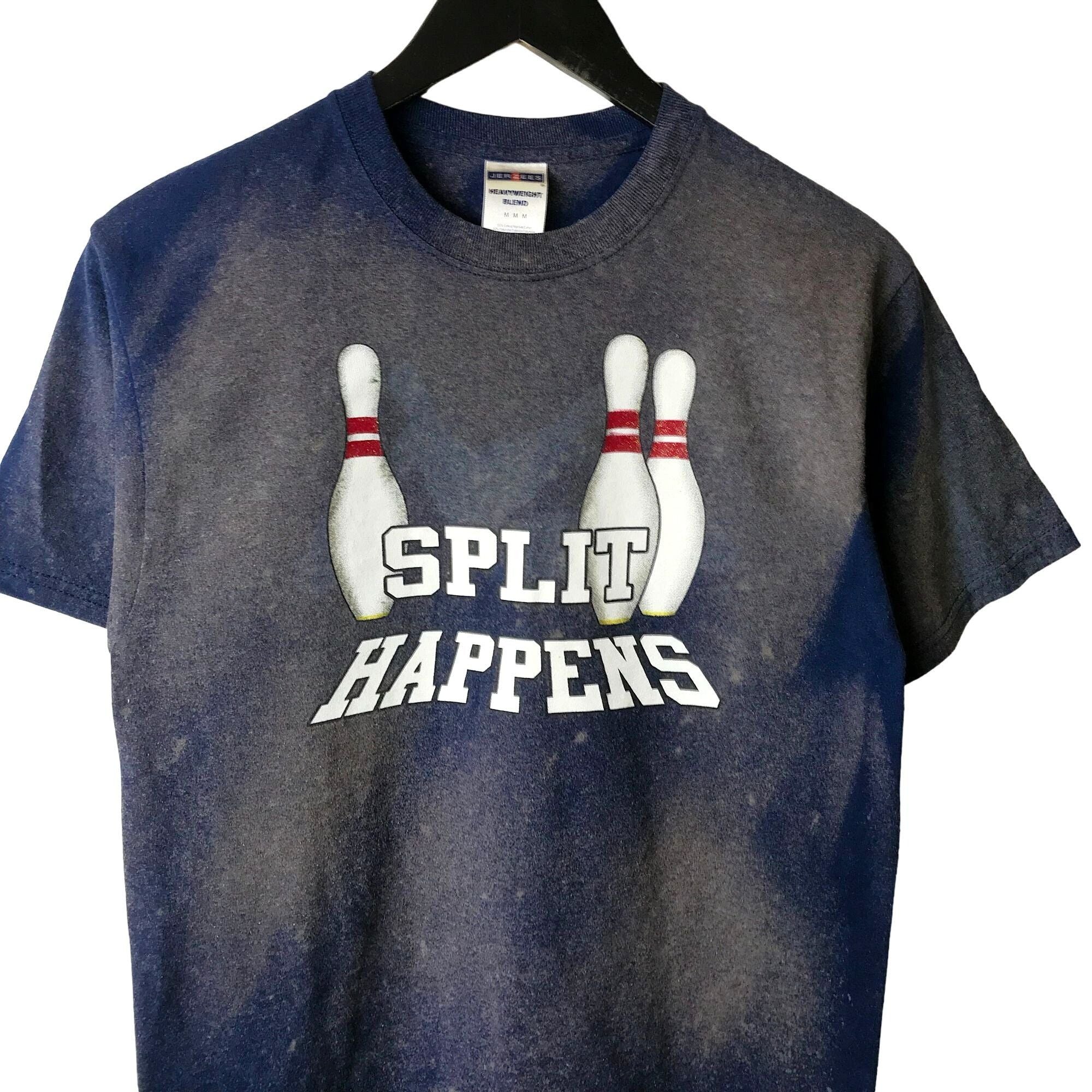 Urban Outfitters Bleached Split Happens T Shirt Gray Blue Medium M Solid Logo Hoodie, Sweatshirt | FlexRushtees.com