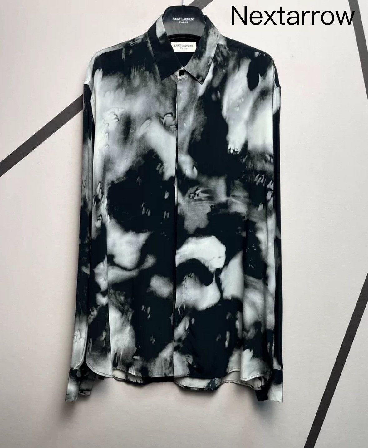 Yves Saint Laurent Saint Laurent Slp Authentic 18 Spring Summer Silk Shirt