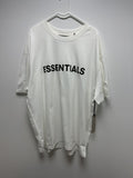 Essentials Boxy Logo T Shirt White Hoodie, Sweatshirt | FlexRushtees.com