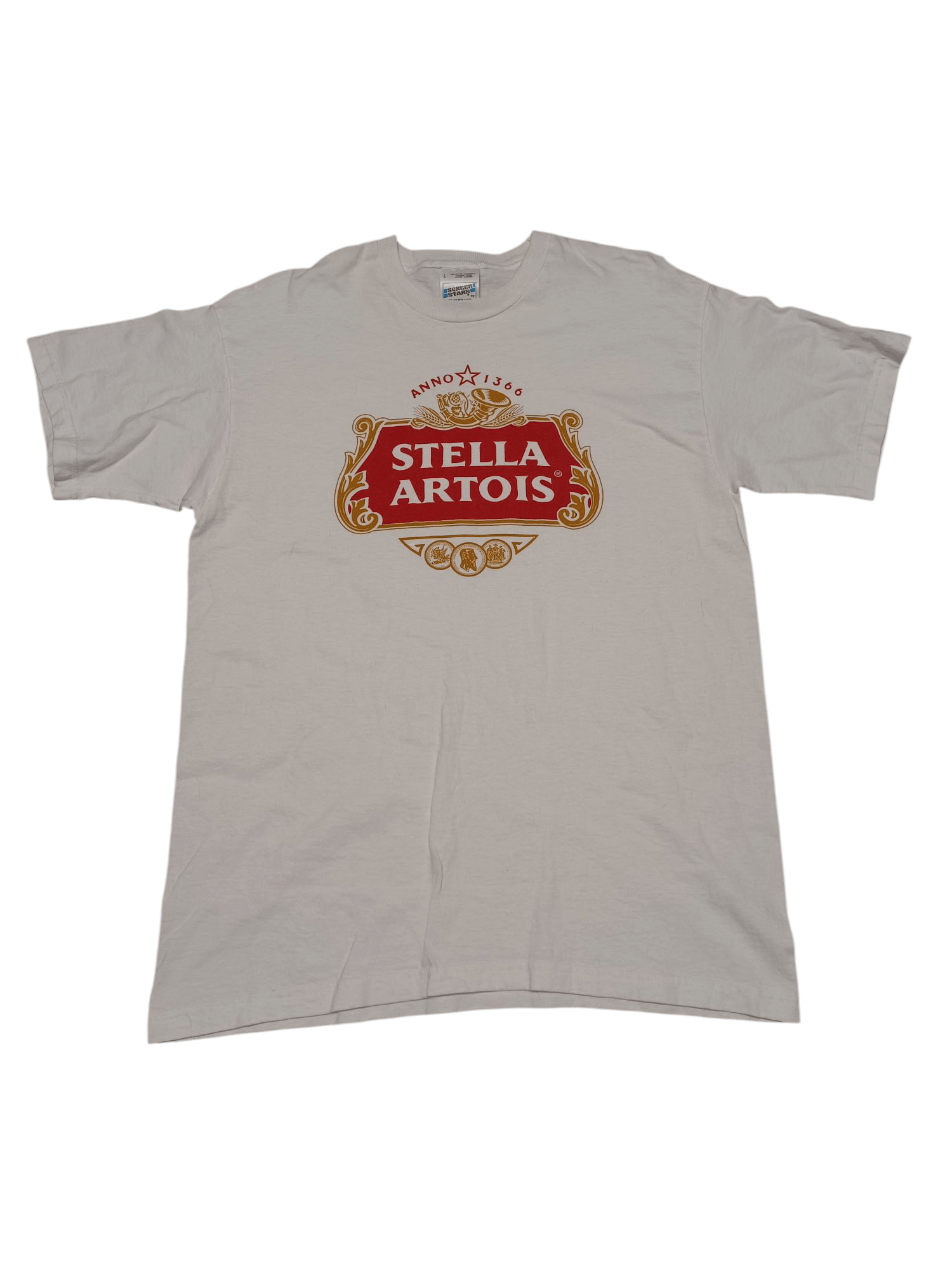 Fruit Of The Loom Stella Artois Vintage Screen Stars 90s Merch Tee