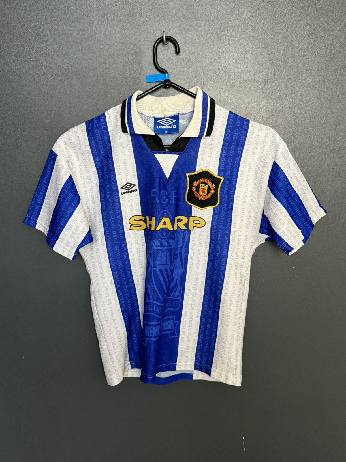 Umbro Kids Manchester United 94 96 Third Football Jersey