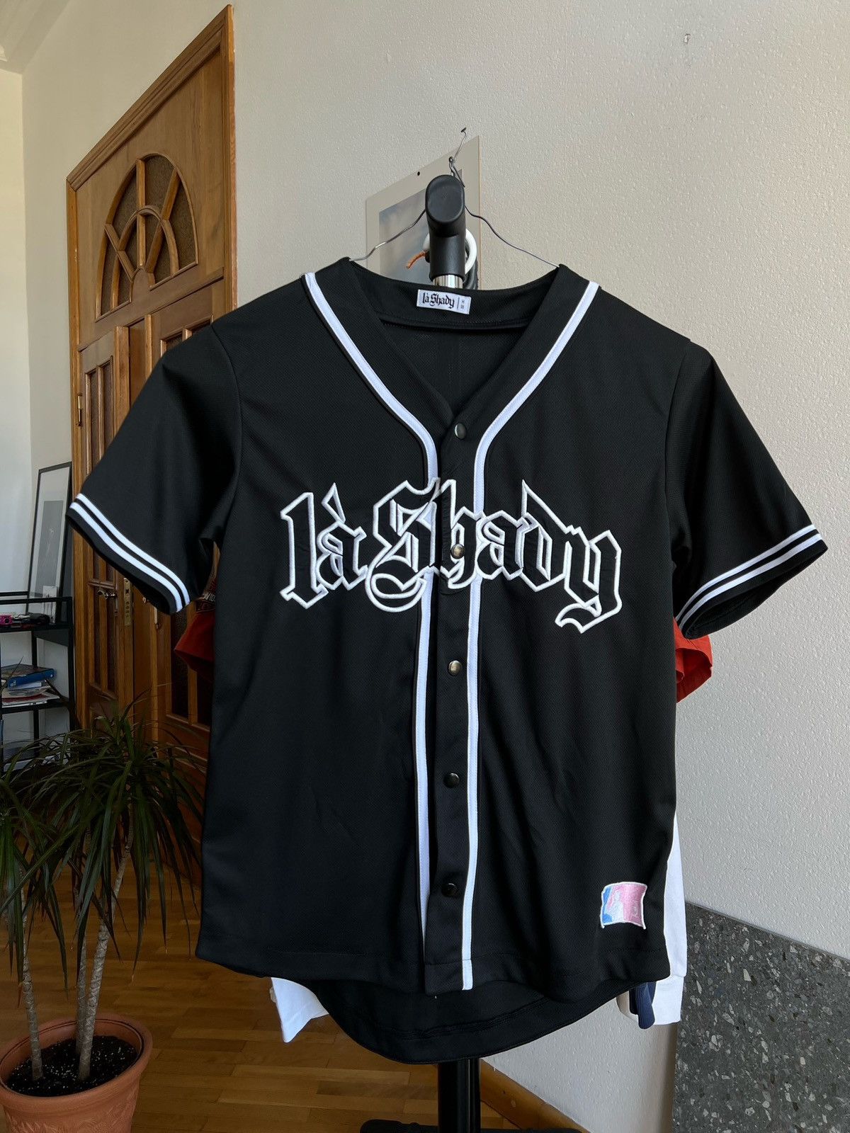 Rap Tees X Vintage Vintage Eminem La Shady Mlb Jersey Shirt Hoodie, Sweatshirt | FlexRushtees.com
