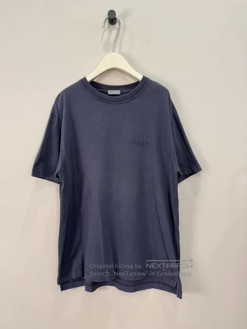 Dior Embroidered Slogan Washed Short Sleeves T-Shirts, Hoodie, Sweatshirt | FlexRushtees.com