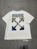 White Off White Painted Arrows Tee Small Hoodie, Sweatshirt | FlexRushtees.com