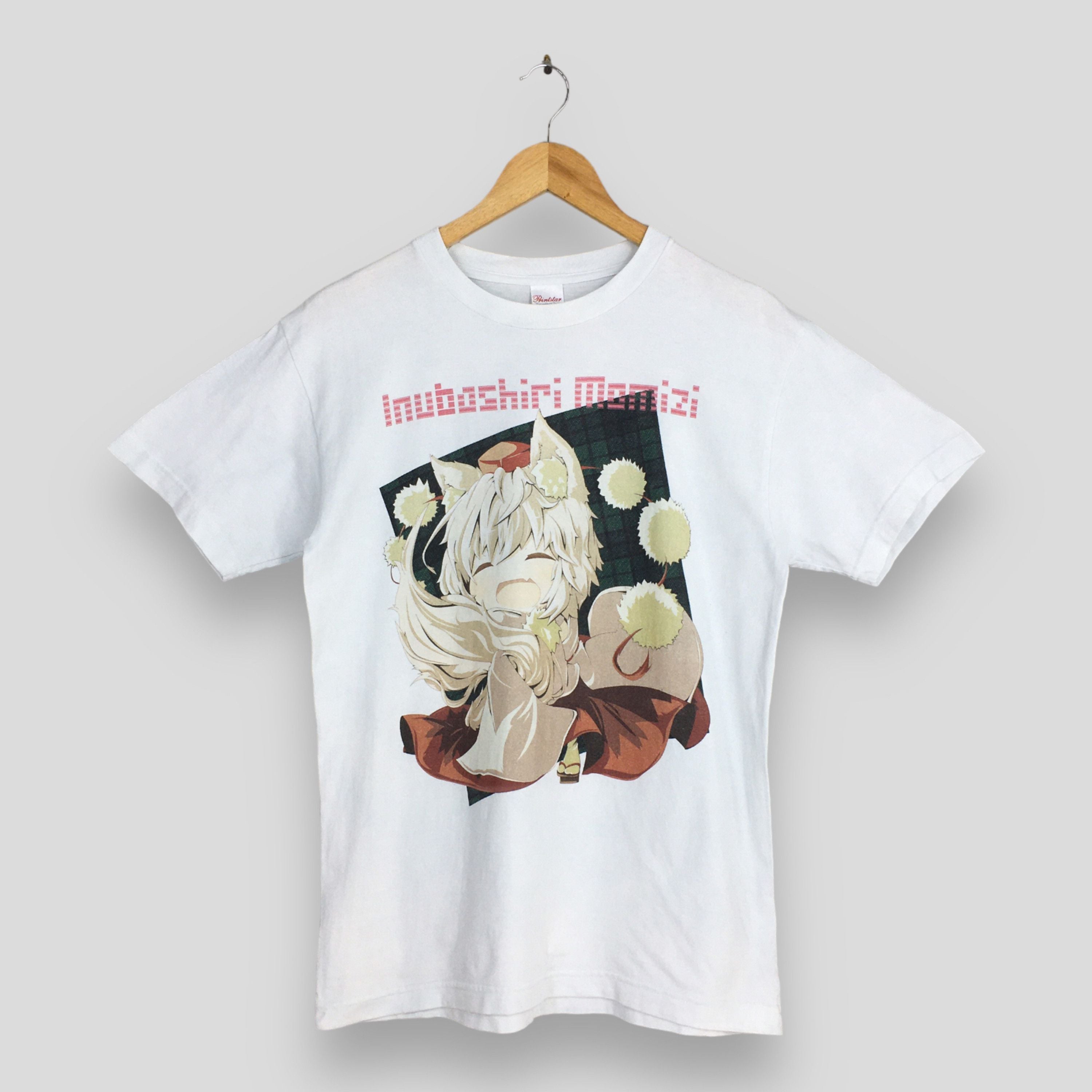 Anime Vintage Inubashiri Momizi Anime Japanese Manga Tshirt Medium