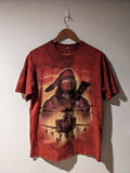 Vintage 2014 Tribal Native Helicopter War Mountain T Shirt