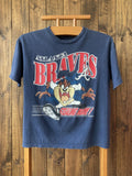 Vintage 1997 Tazmanian Devil Atlanta Braves Mlb Tee Hoodie, Sweatshirt | FlexRushtees.com