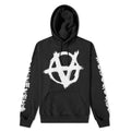 Vetements Black Double Anarchy Hoodie T-Shirts, Sweatshirt | FlexRushtees.com