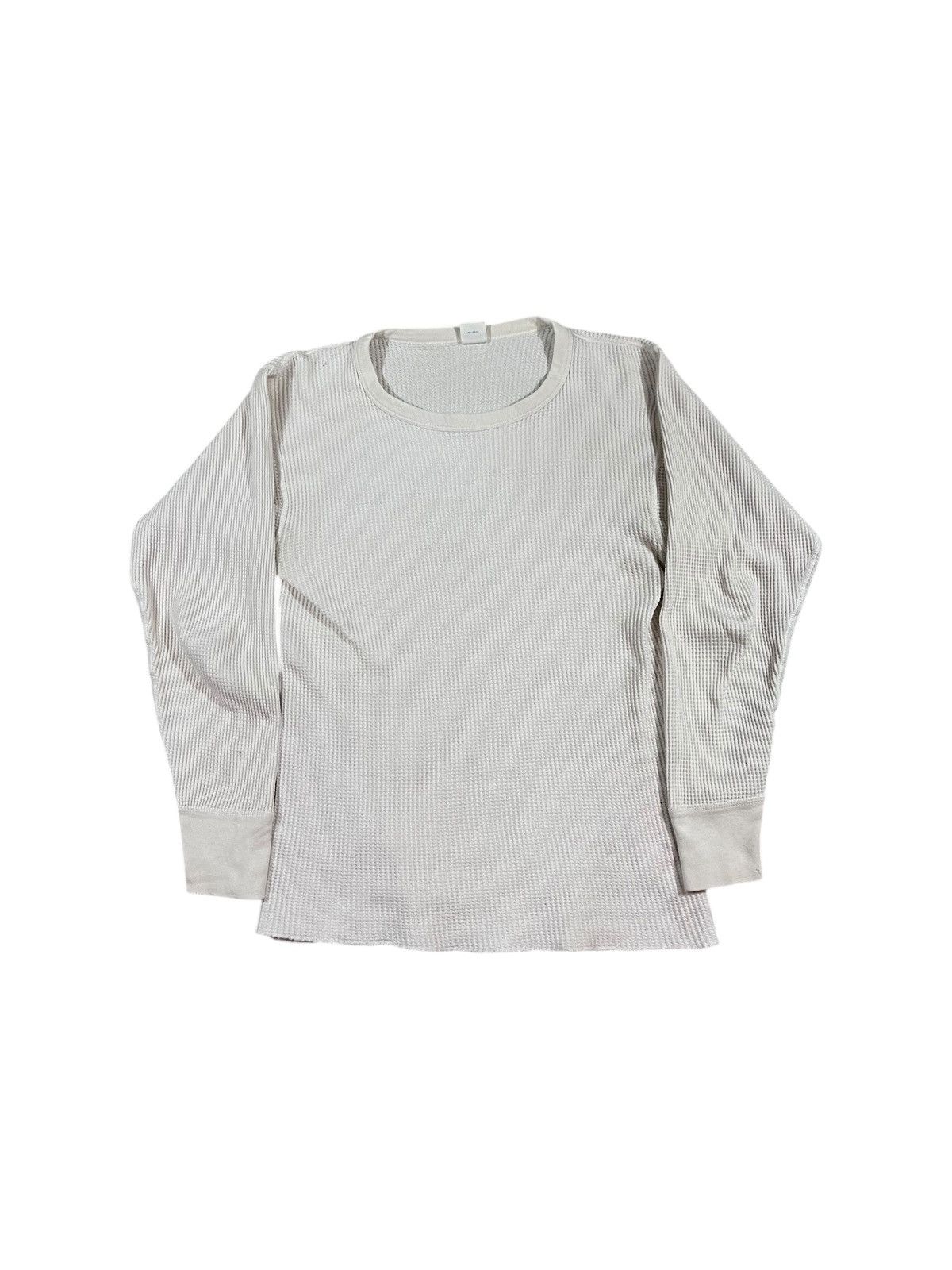Vintage 60s Cotton Thermal Shirt White
