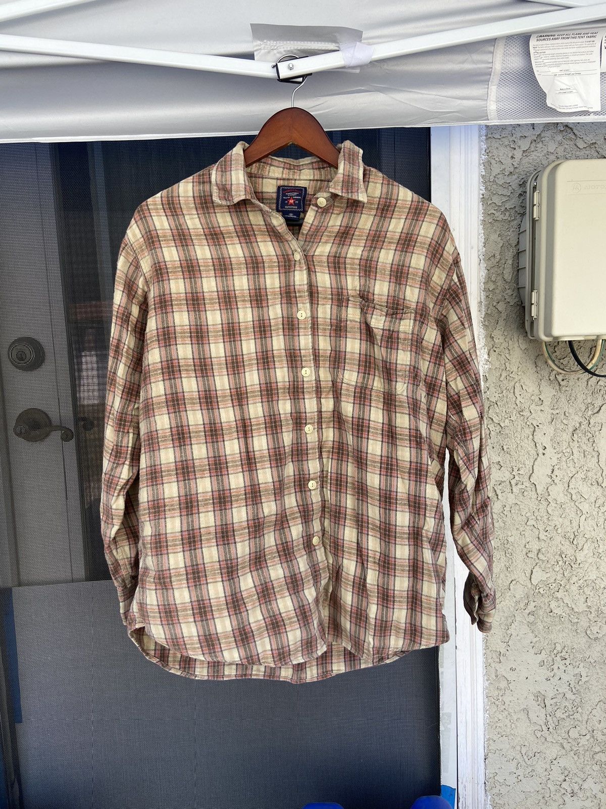 American Eagle Outfitters Brown American Eagle Flannel