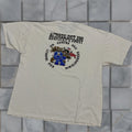 Jerzees Vintage 90s T Shirt Xl Uk Kentucky Wildcats Afrotc Det 290 Distressed Grunge Men White Crew Hoodie, Sweatshirt