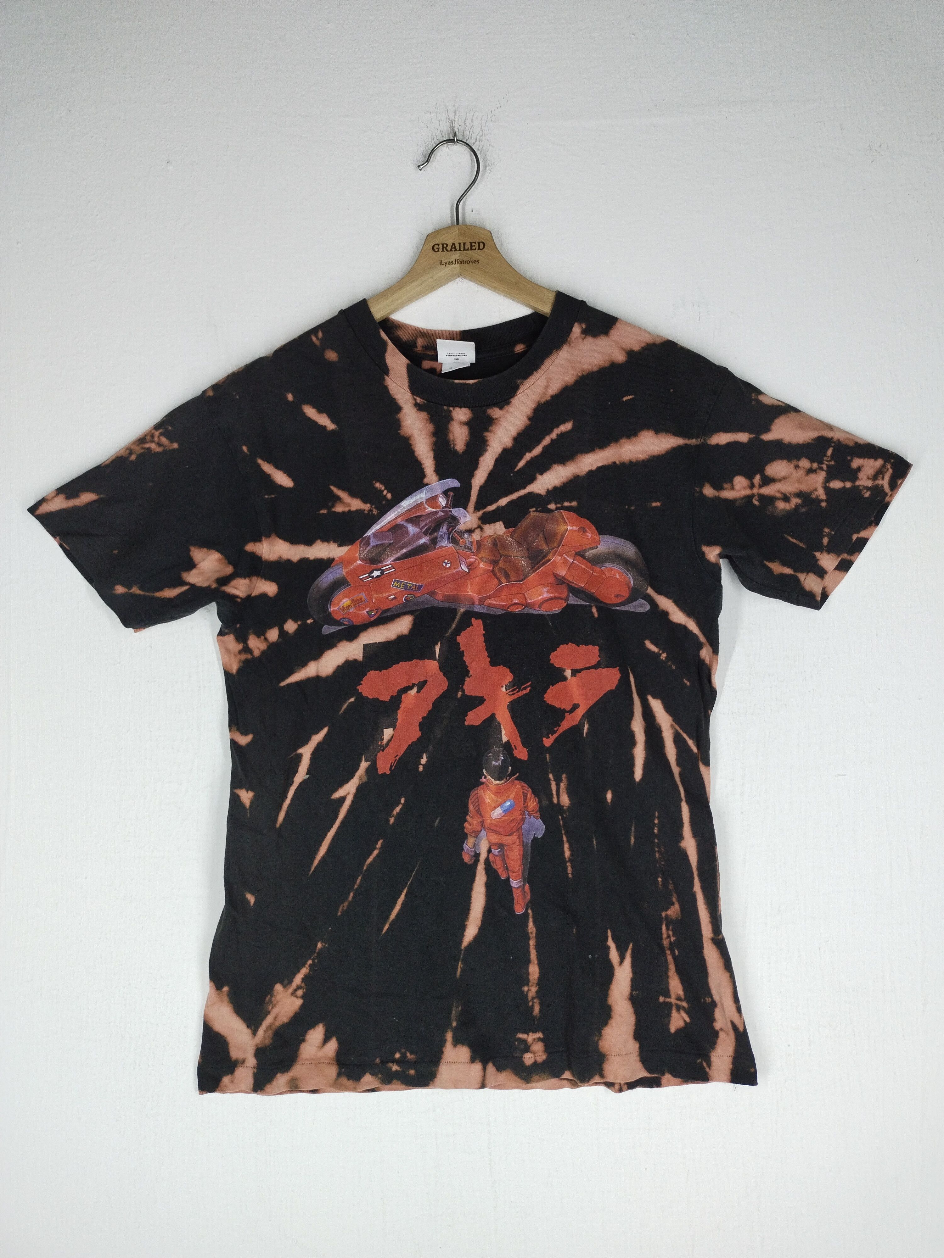 Vintage Vtg Akira Tie Die Bootleg Tee Hoodie, Sweatshirt | FlexRushtees.com