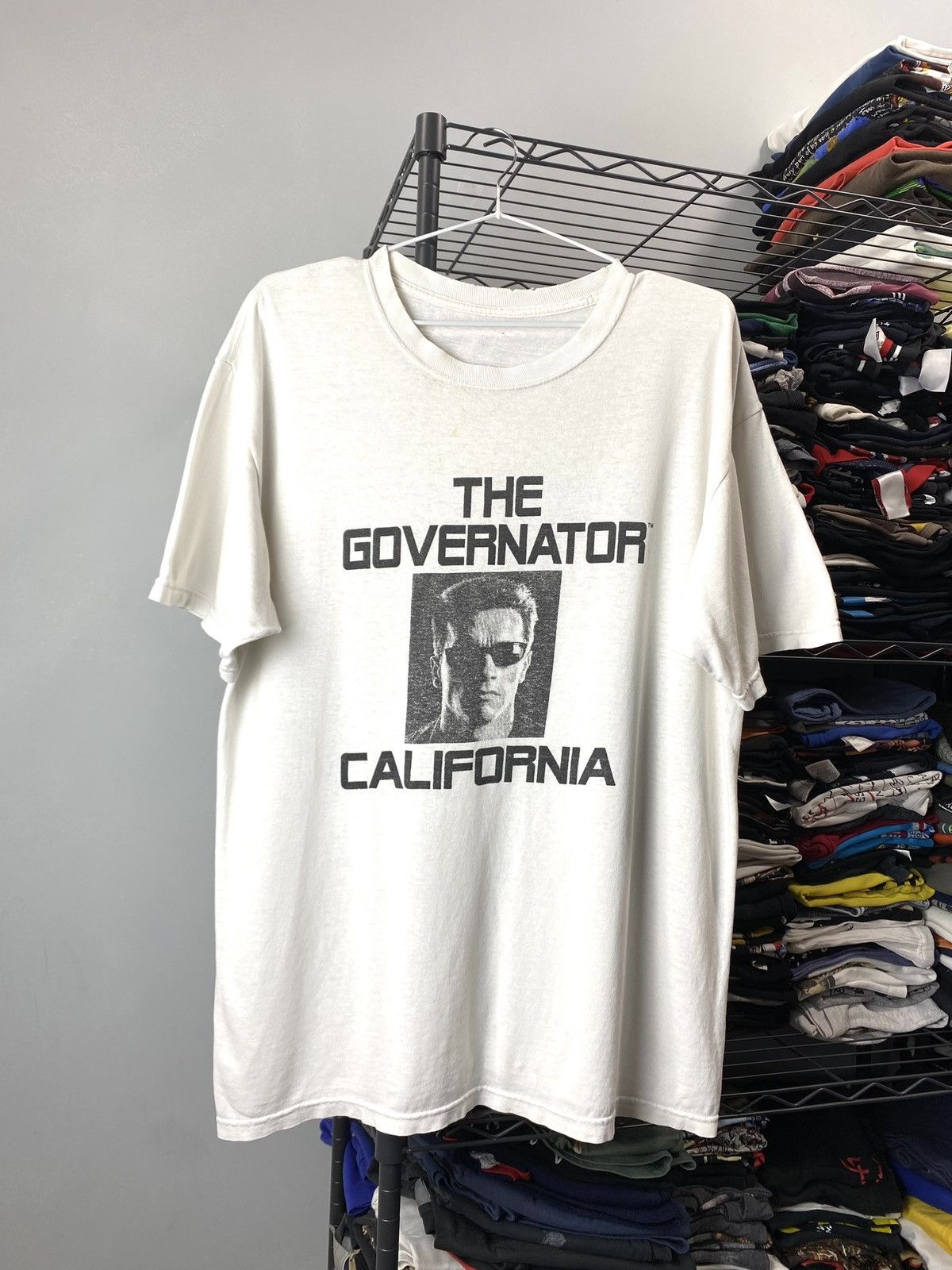 Vintage Schwarzenegger Terminator Movie Governator T Shirt