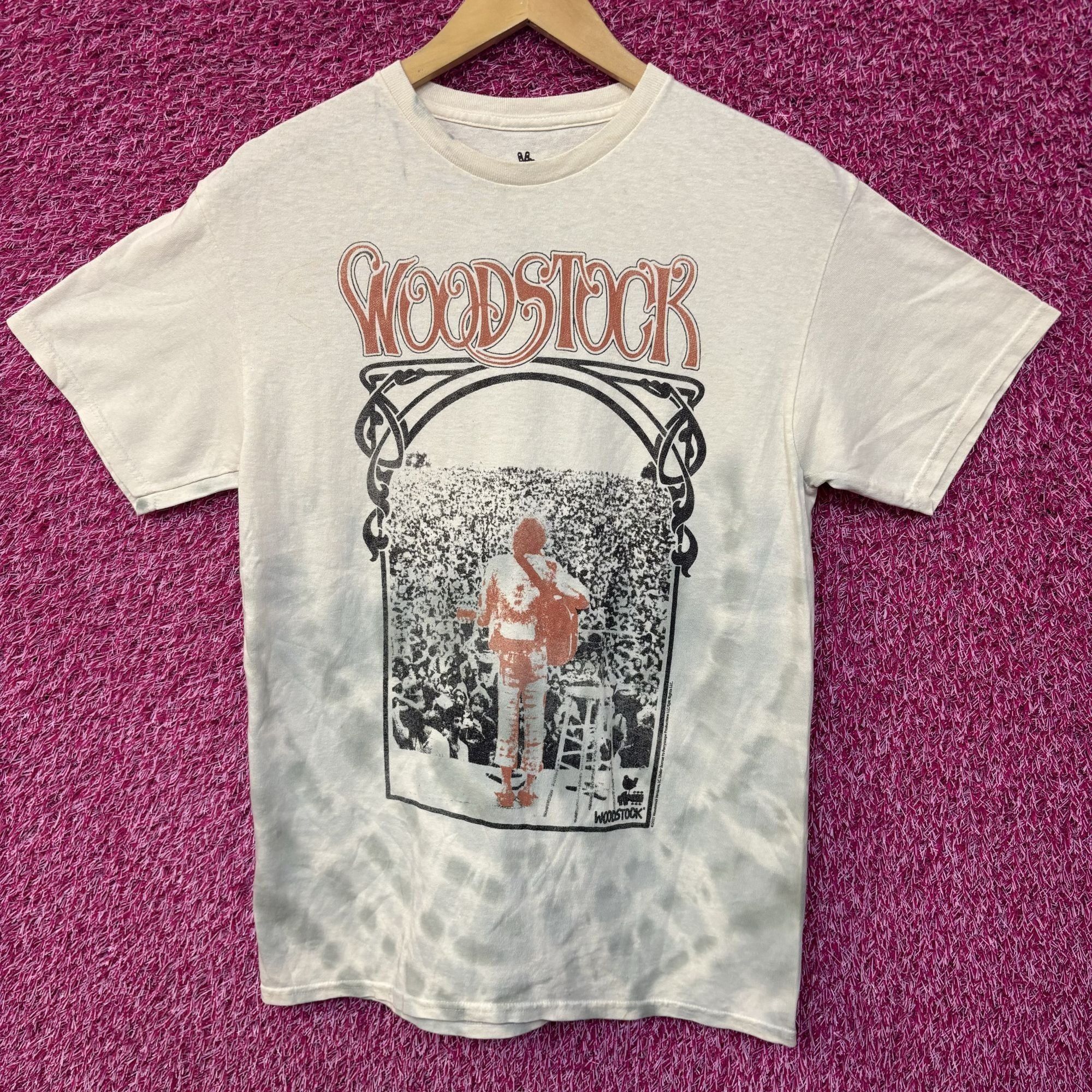 Junk Food Woodstock Crowd Pleasing Playing Split Dye Tee Size Small Hoodie, Sweatshirt | FlexRushtees.com
