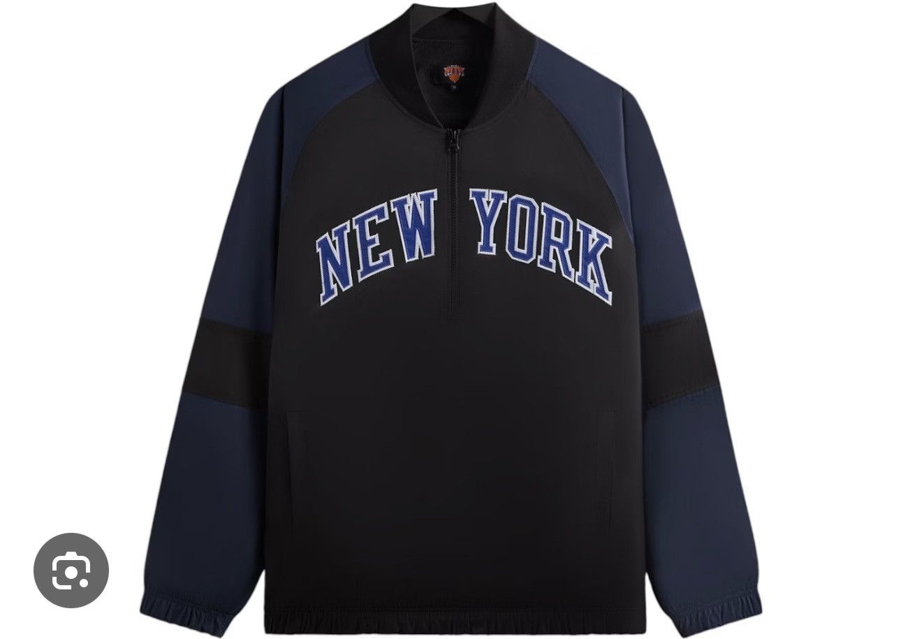 Nba Kith Knicks Ball Nylon Quarter Zip Black T-Shirts, Hoodie, Sweatshirt | FlexRushtees.com