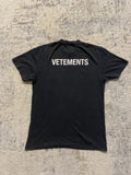 Vetements Staff Logo Tee Black M 1 Hoodie, Sweatshirt | FlexRushtees.com