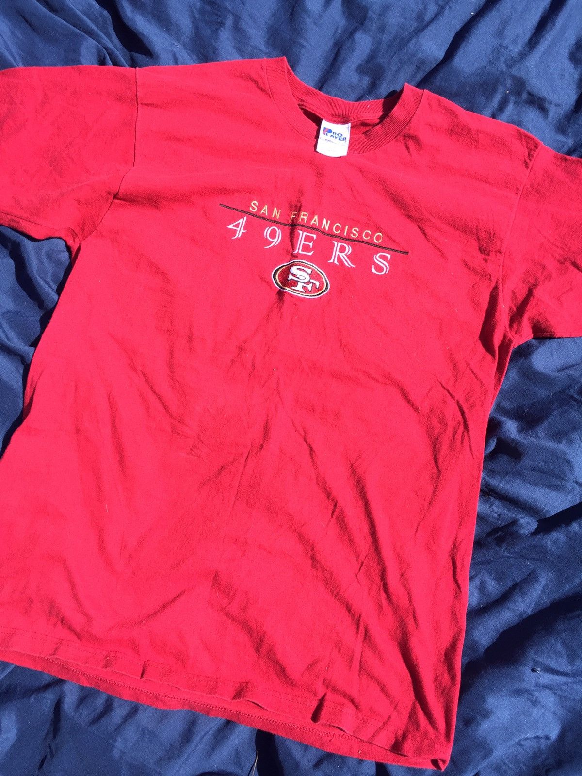 Pro Player X Vintage 49ers Embroidered Shirt