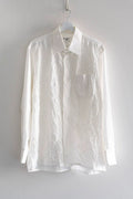 Yamamoto Yohji Yamamoto Floral Lace Shirt Spring Summer