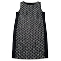 Rinaldi Marina Rinaldi Black Grey Sleeveless Textured Front Midi Dr T-Shirts, Hoodie, Sweatshirt | FlexRushtees.com