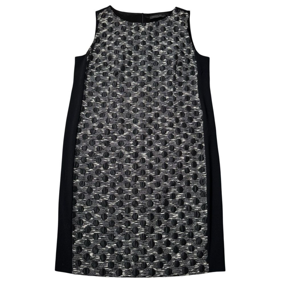 Rinaldi Marina Rinaldi Black Grey Sleeveless Textured Front Midi Dr T-Shirts, Hoodie, Sweatshirt | FlexRushtees.com