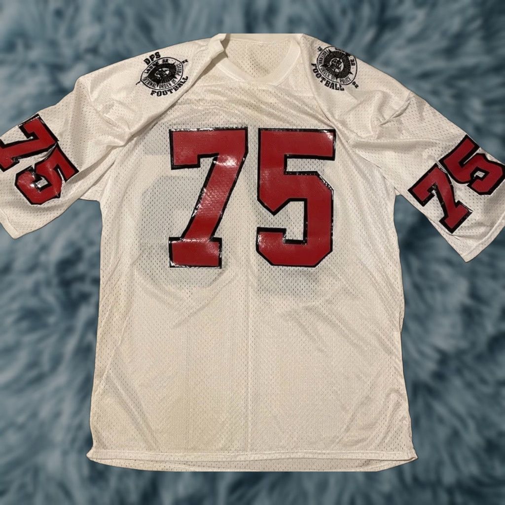 Vintage Vtg 80s Dps Faded Football Jersey Xl Usa Arizona Lodge 32 Police Cop Grunge 70s T Shirt Mens