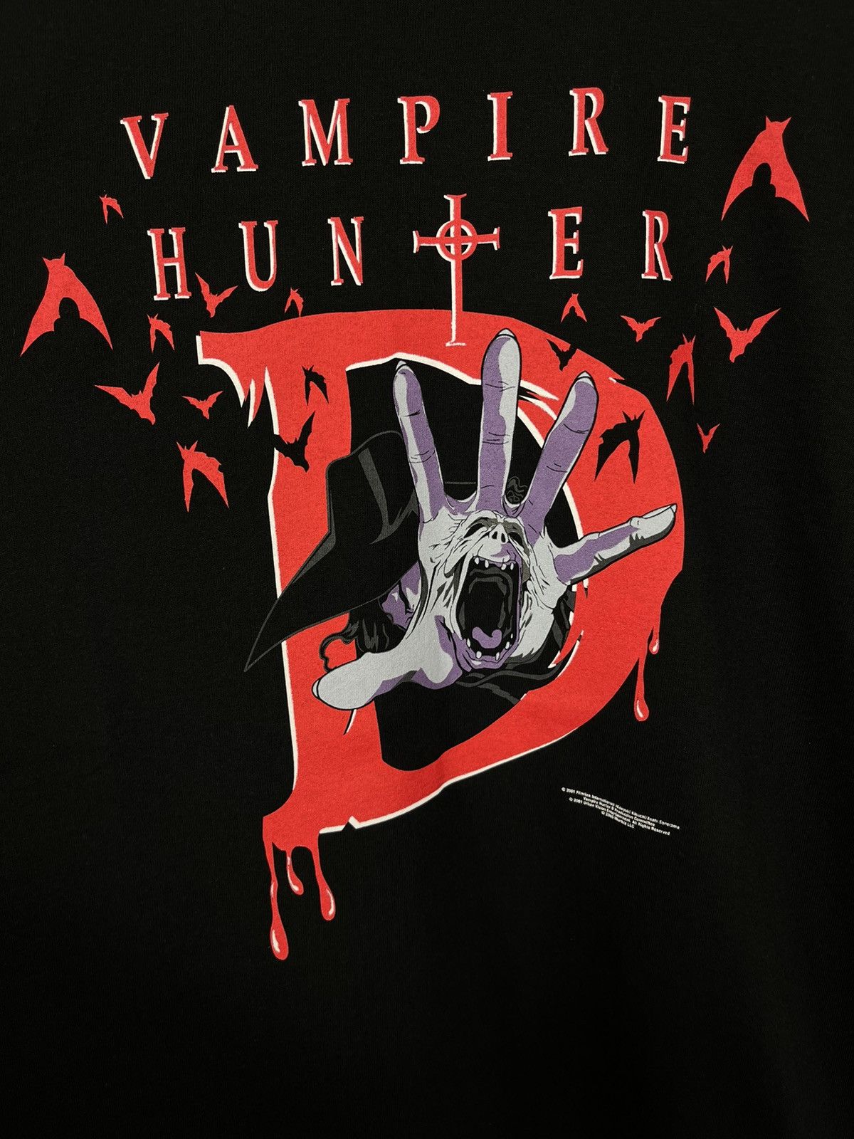 Vintage Vampire Hunter D 2001 Vintage Deadstock Anime T Shirt Hoodie, Sweatshirt | FlexRushtees.com