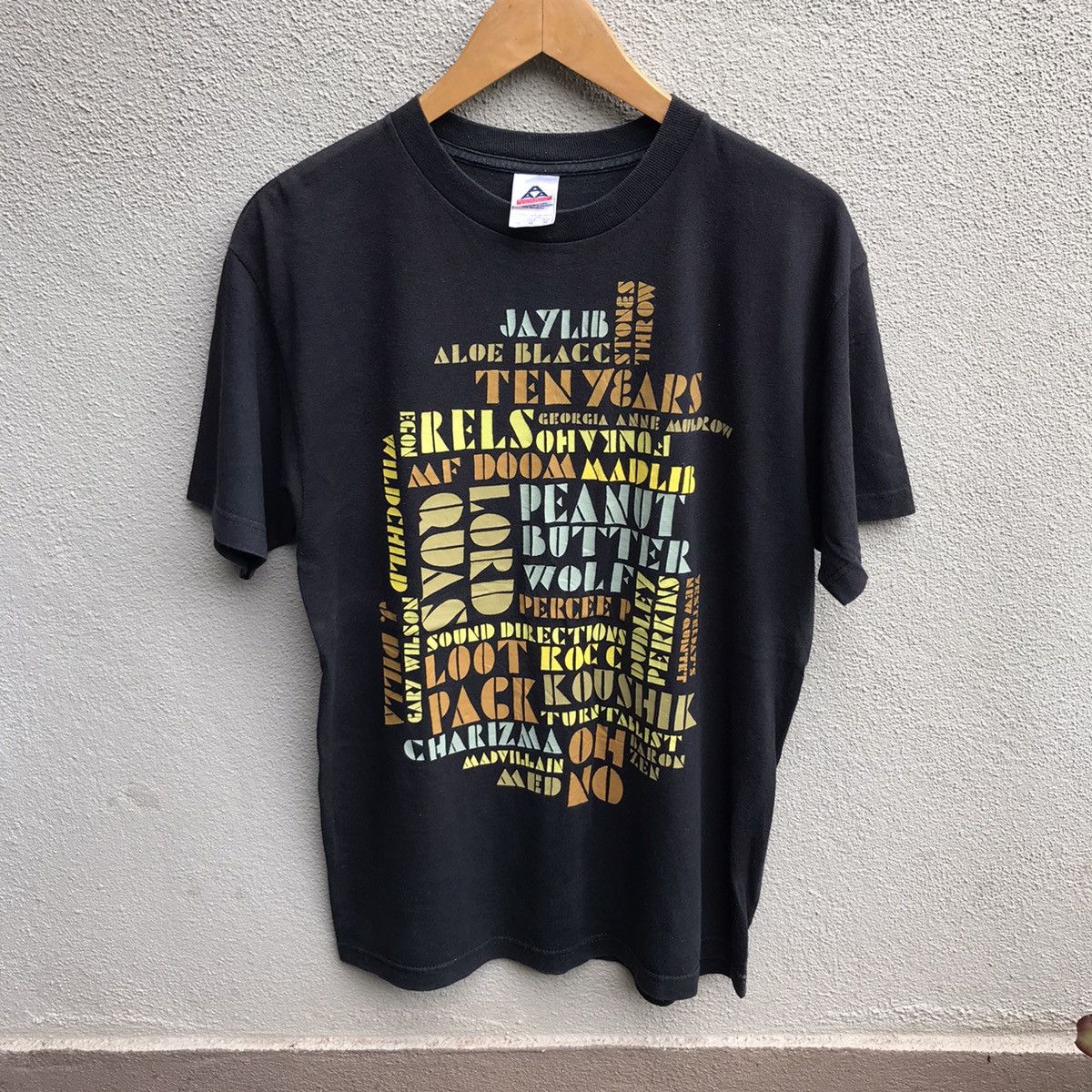 Rap Tees Vintage Stones Throw Records Rap Tee Mf Doom J Dilla