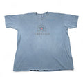 Vintage Chicago Shirt 2xl Xxl Blue Navy Pier Pigment 90s