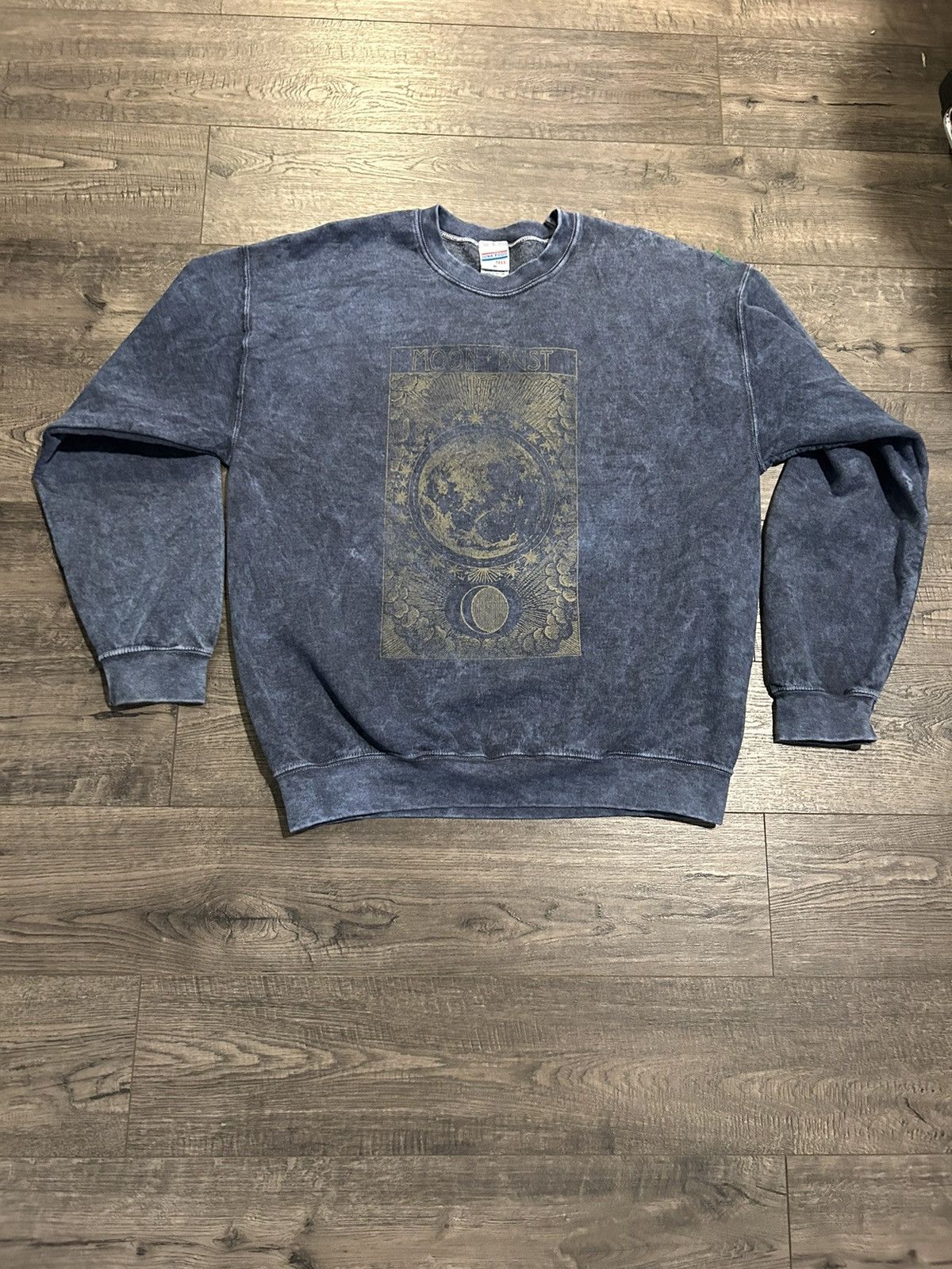 Vintage Moon Crew Neck By Junk Food Tees Hoodie, Sweatshirt | FlexRushtees.com