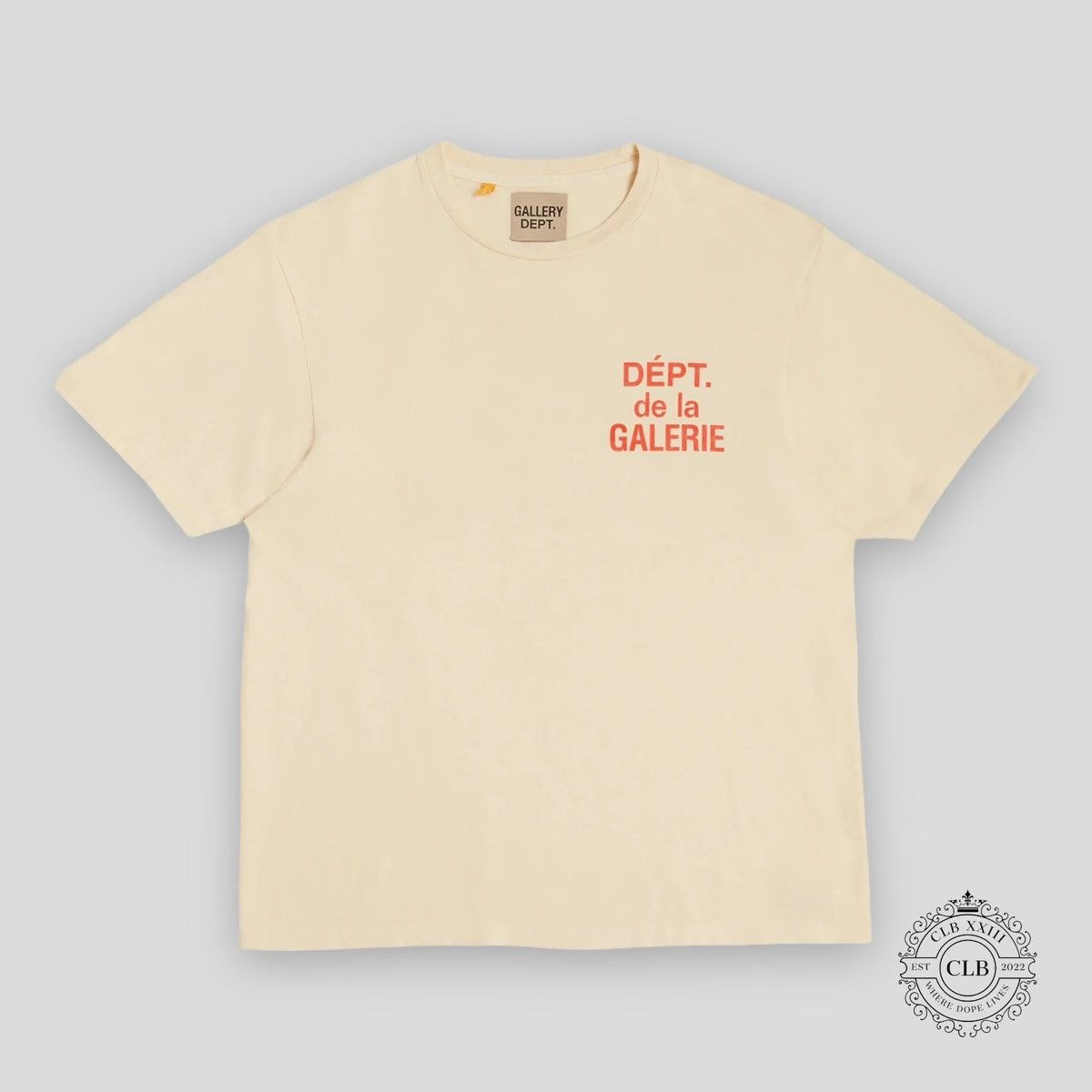 Dept Gallery Dept French Tee Cream Hoodie, Sweatshirt | FlexRushtees.com
