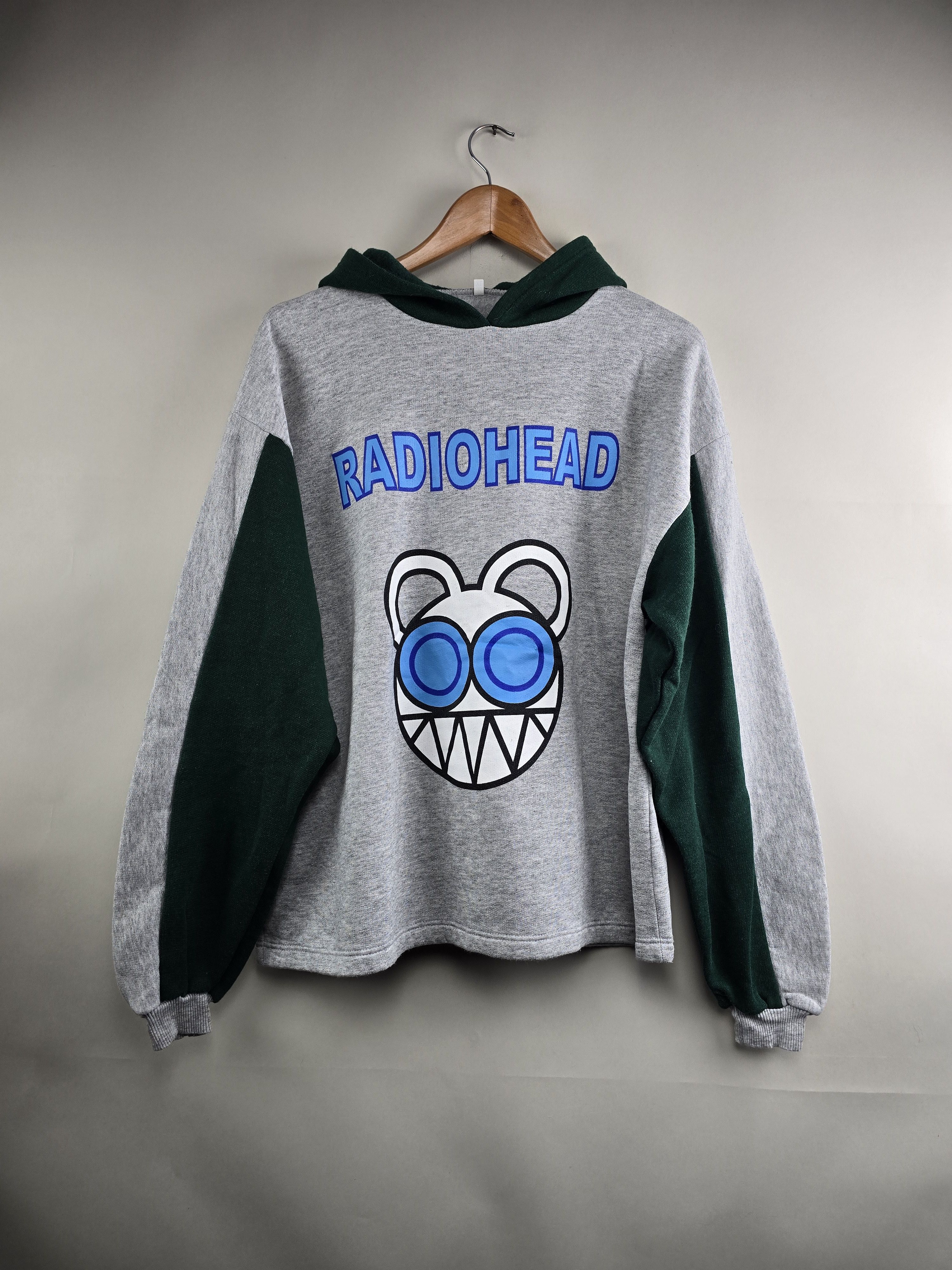 Vintage 2000 Radiohead Kid A Hoodie Xl 23 26 5 T-Shirts, Sweatshirt | FlexRushtees.com