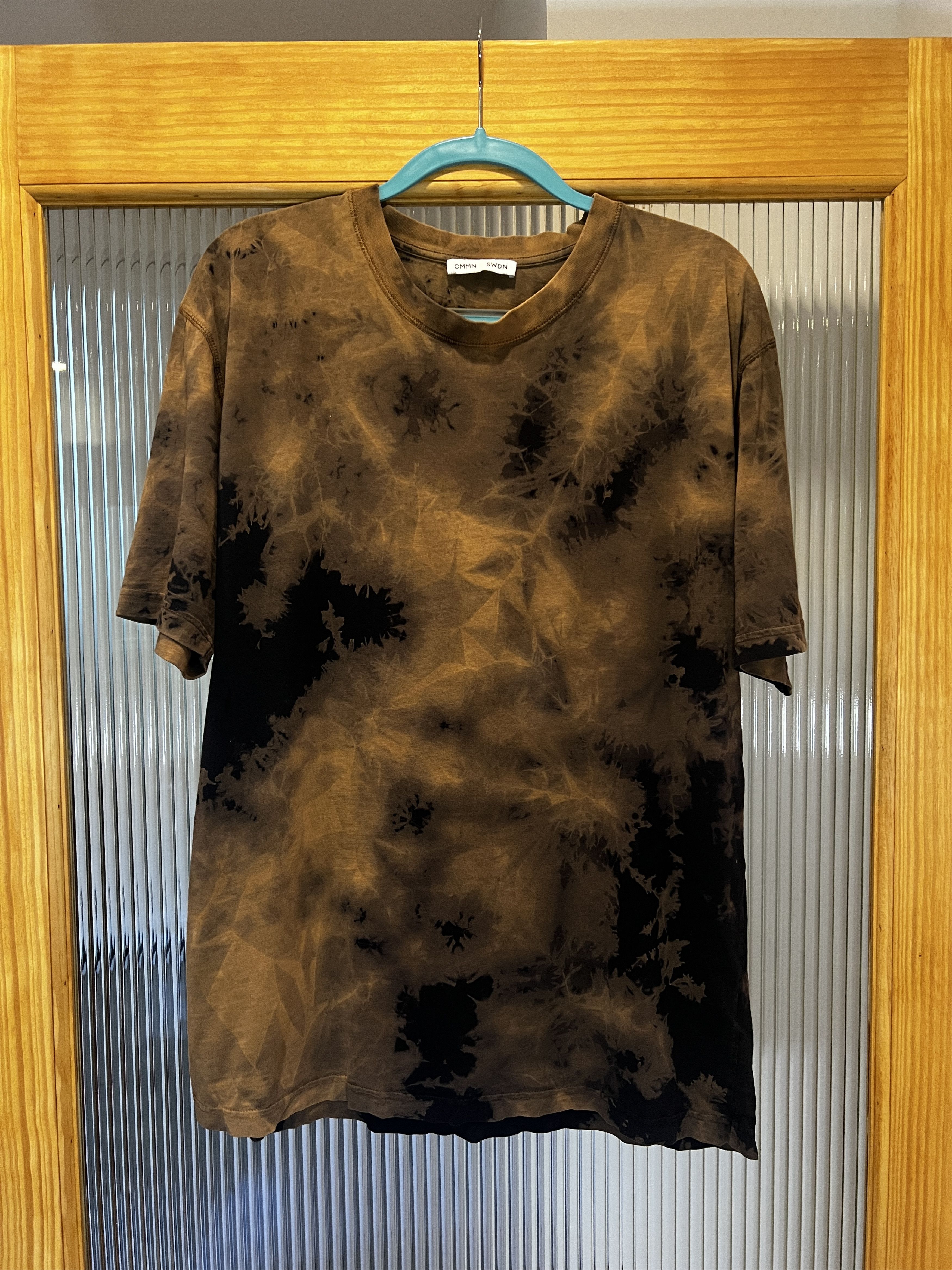 Cmmn Swdn Brown And Black Trek Bleached T Shirt Hoodie, Sweatshirt | FlexRushtees.com