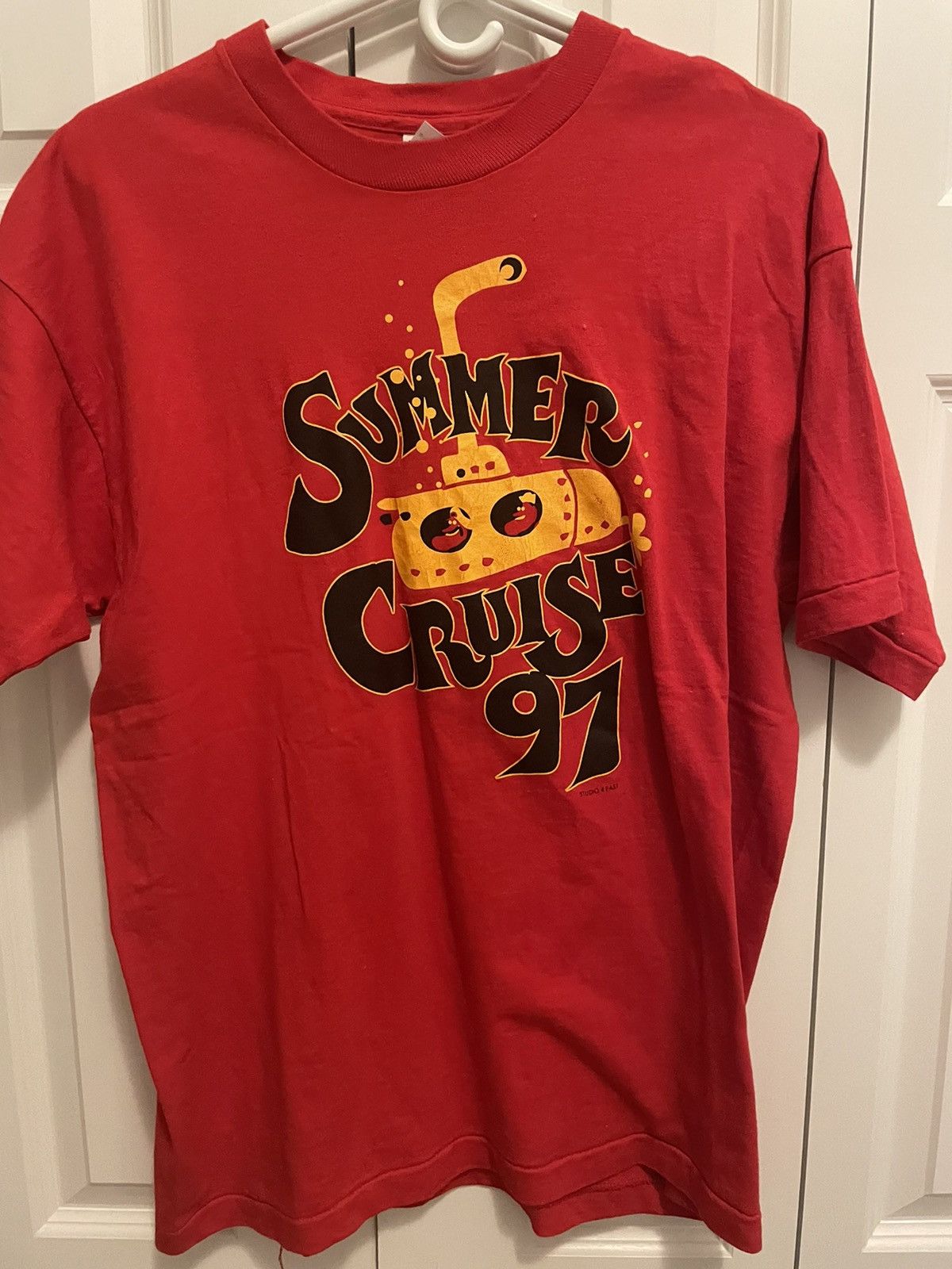Vintage Fruit Of The Loom Summer Cruise Heavyweight Tee