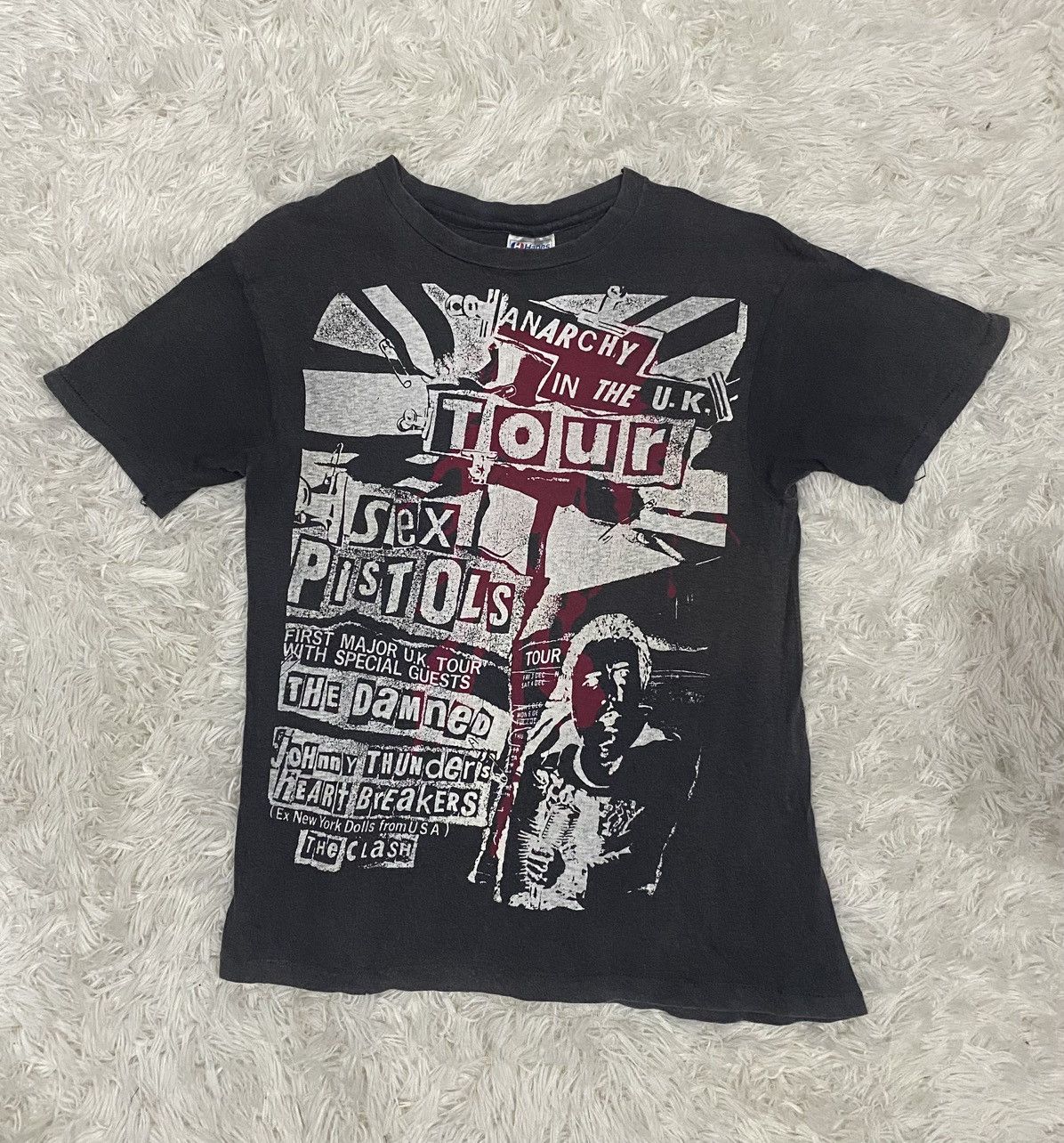 Vintage Sex Pistols Anarchy In Uk Tour Tee Hoodie, Sweatshirt | FlexRushtees.com