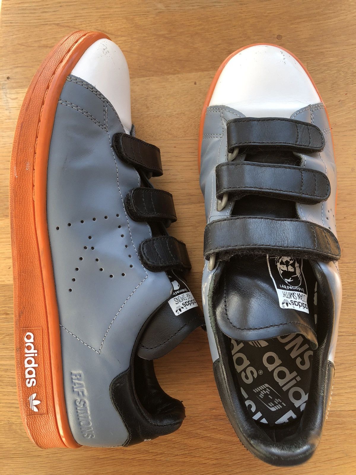 Simons Raf Simons X Stan Smith Comfort Grey Pumpkin