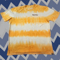 Hurley T Shirt Short Sleeve Lightweight Xl Crew Neck Yellow Retro Tie Dye Mens Unisex Graphic