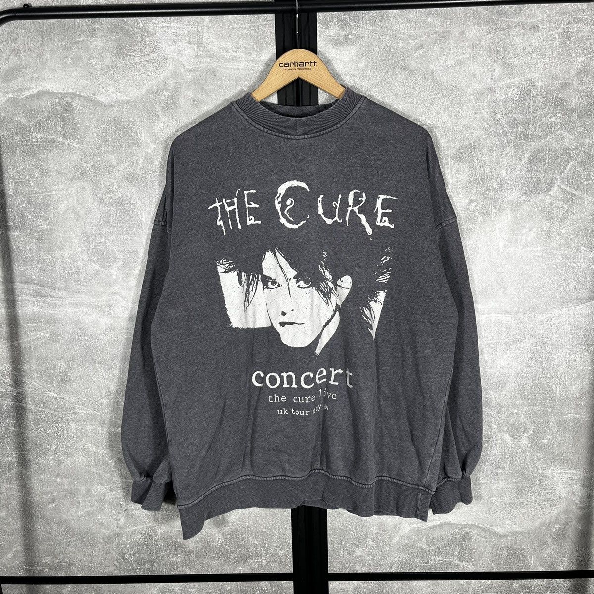 Band Tees The Cure Vintage Crewneck Sweatshirt Hoodie | FlexRushtees.com