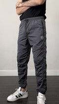 Eagle Outfitters American Eagle Mens Iridescent Nylon Black Trackies