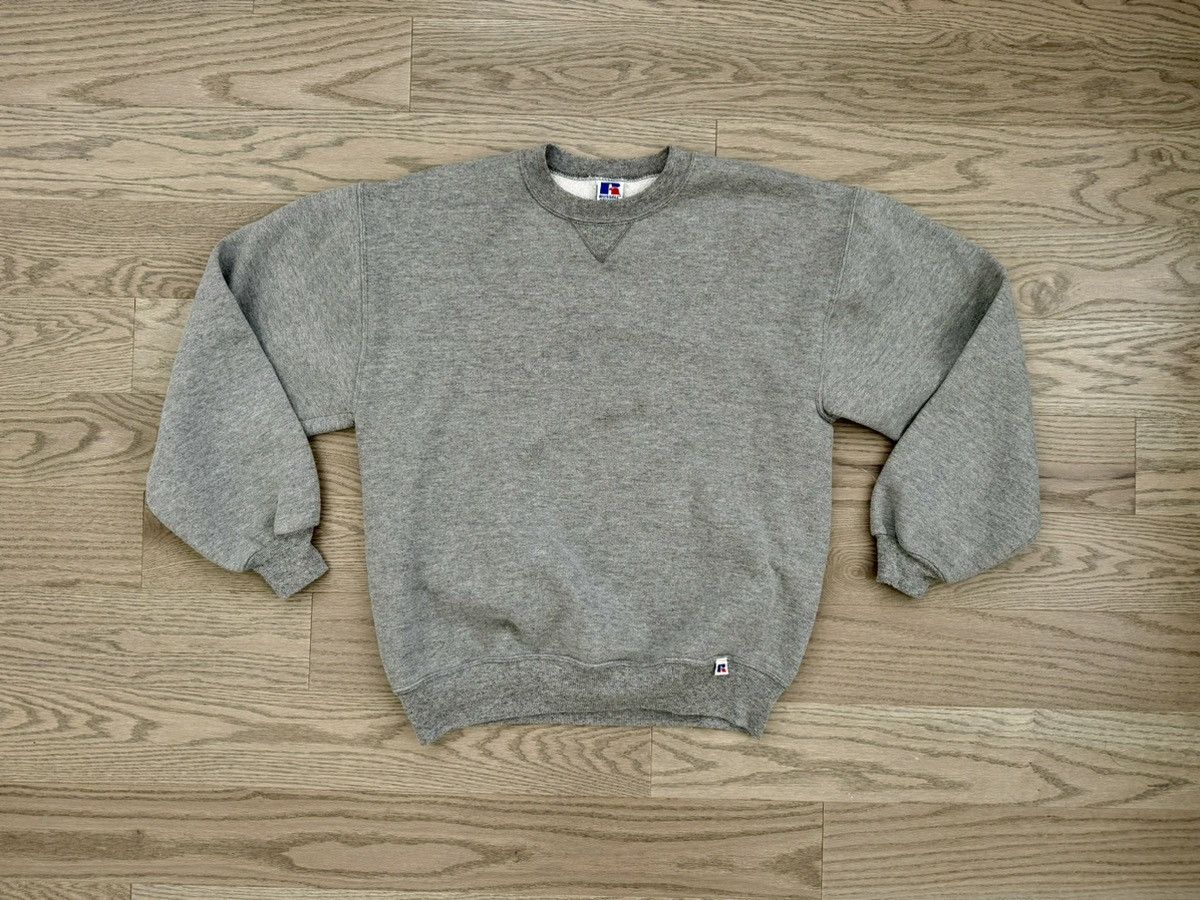 Athletic Russell Athletic Grey Vintage Sweatshirt Medium Crewneck
