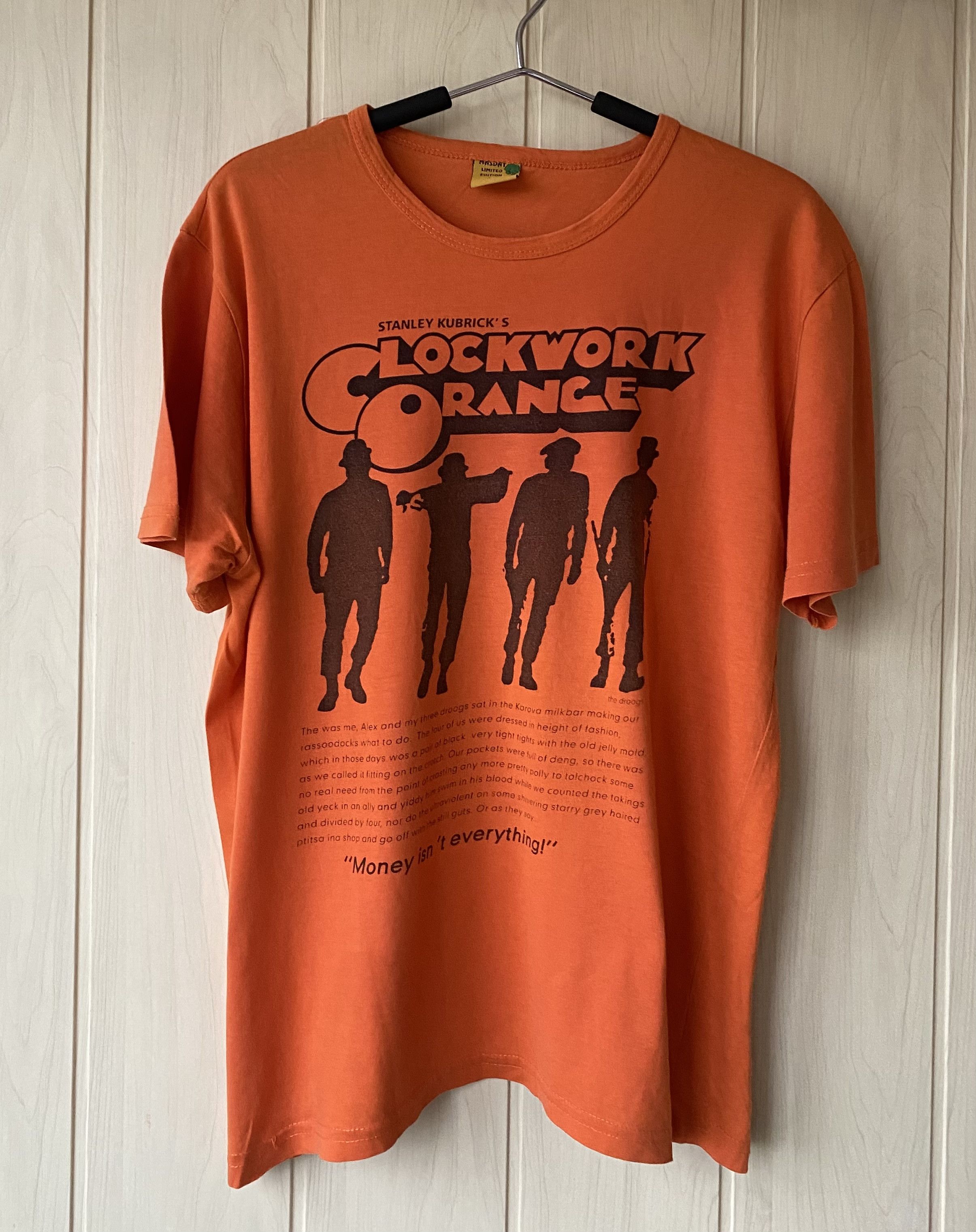 Vintage Stanley Kubrick A Clockwork Orange T Shirt