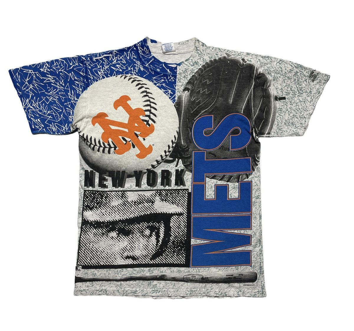 Starter X Vintage Vintage Ny Mets Fullprint Starter T Shirt