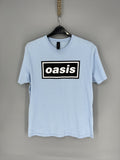 Band Tees Vintage Oasis Y2k Box Logo Sky White T Shirt Hoodie, Sweatshirt | FlexRushtees.com