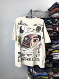 Vintage Apocalypse Abstract Print Art Tshirt Psychedelic Lsd