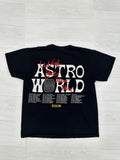 Scott Travis Scott Black Astroworld Wish You Were Here Tee Large Hoodie, Sweatshirt | FlexRushtees.com