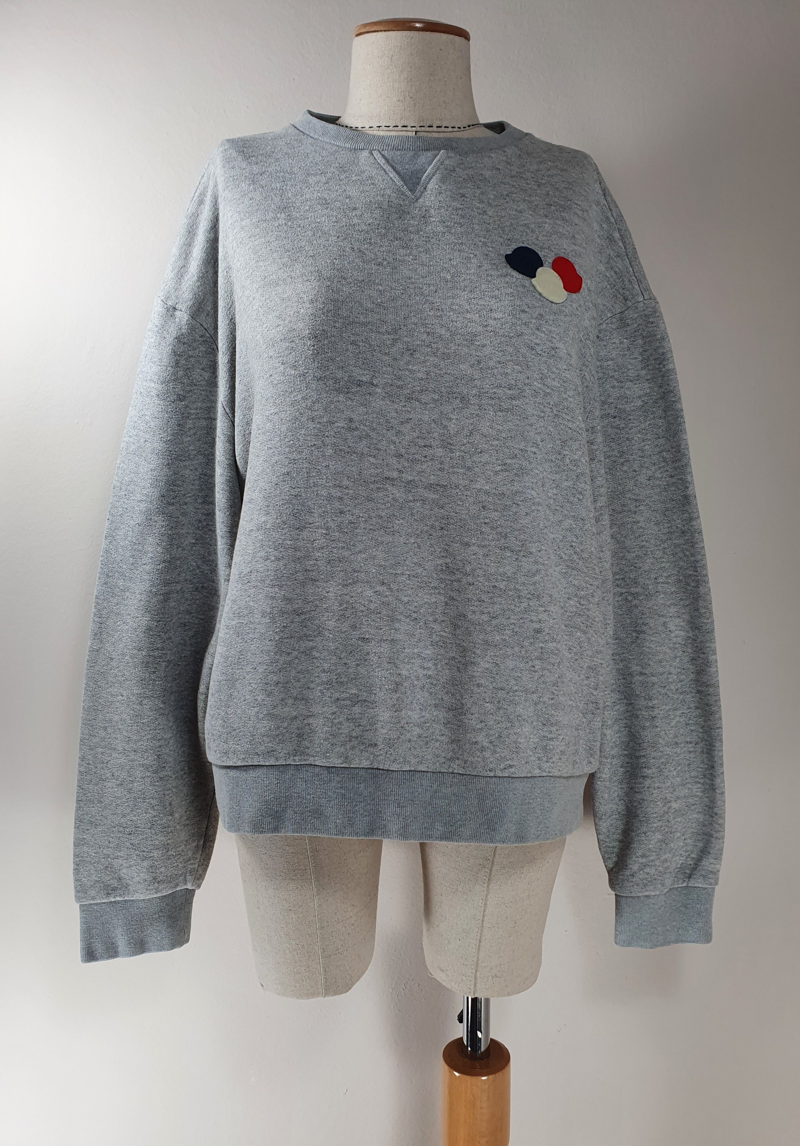 Moncler Maglia Girocollo Sweatshirt Triple Logo Italy T-Shirts, Hoodie | FlexRushtees.com