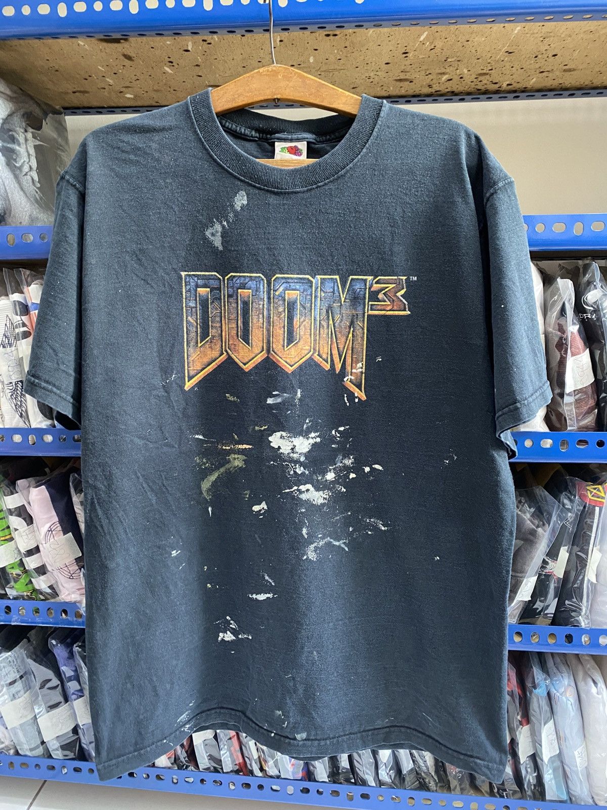 The Game Doom3 Distressed Tshirt