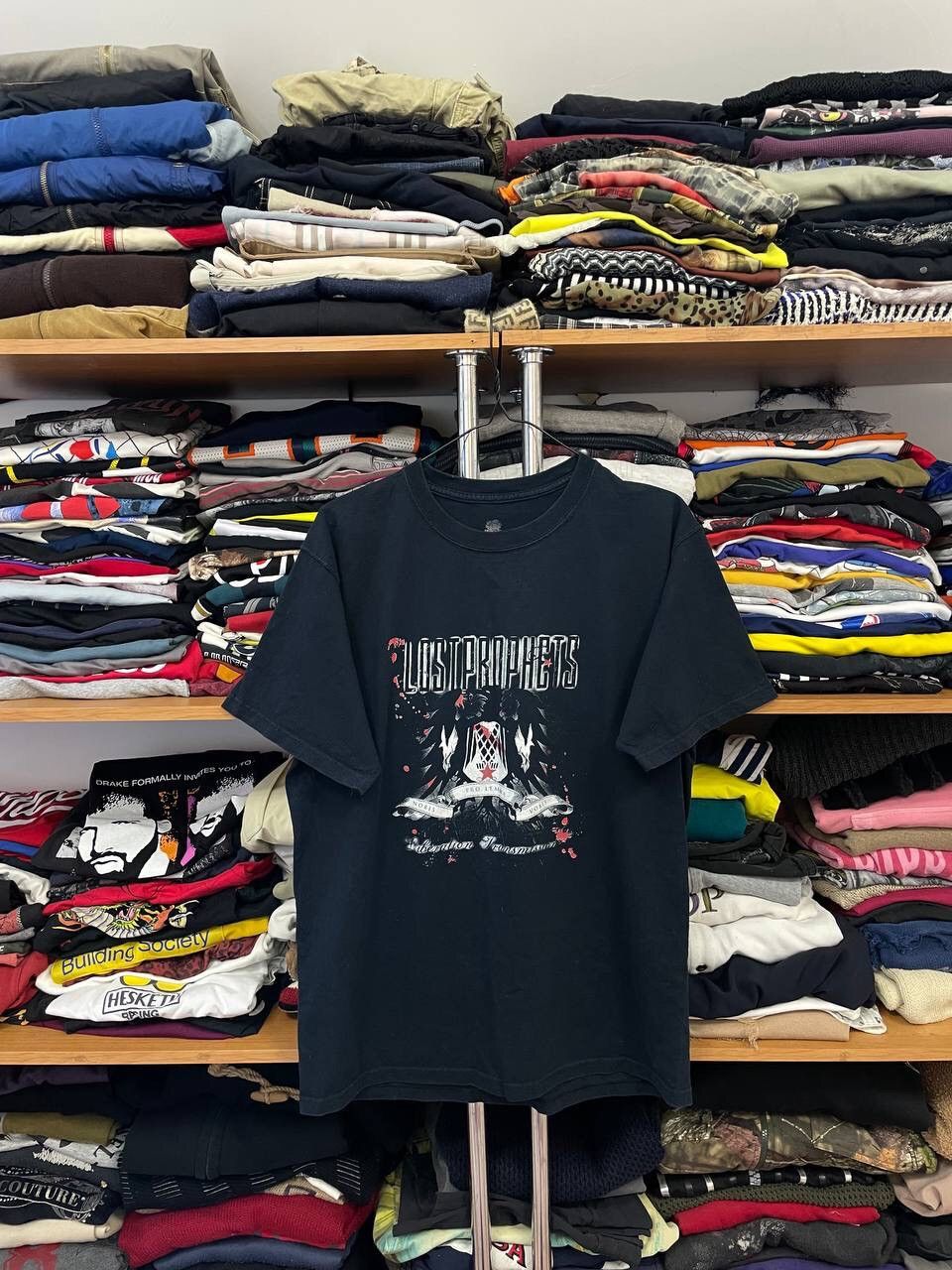 Vintage 00 S Foofighters Lostprophets Rock T Shirt Hoodie, Sweatshirt | FlexRushtees.com